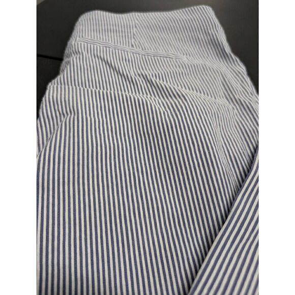 Crosby Pants  Springfield Chino Blue White Pinstripes Size 4 - Picture 4 of 8